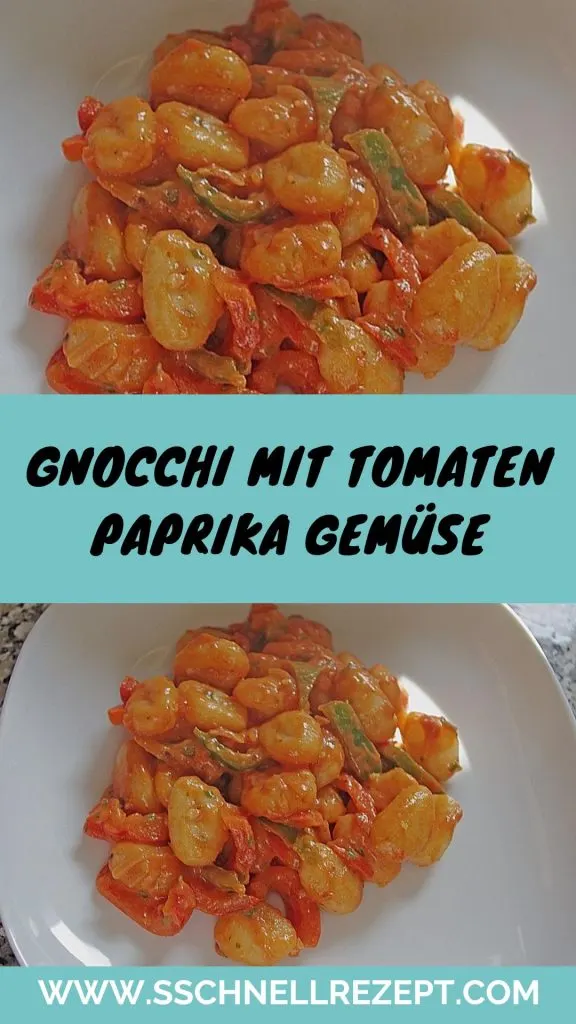, Gnocchi mit Tomaten &#8211; Paprika &#8211; Gemüse