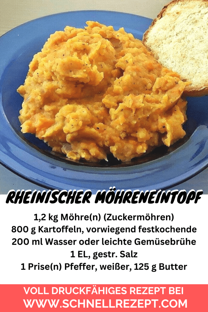 , Rheinischer Möhreneintopf Rezept