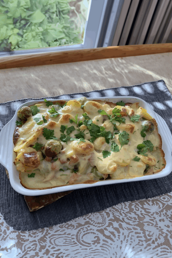 Kasseler Rosenkohl Auflauf - Schnelle Rezepte Kasseler Rosenkohl Auflauf - Schnelle Rezepte