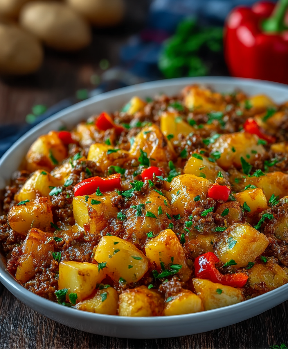 Amish Slow Cooker Beef Potato Stew