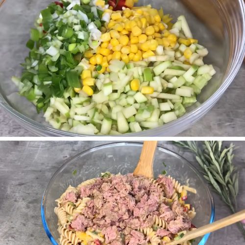Nudelsalat mit Thunfisch - Schnelle Gerichte für jeden Tag