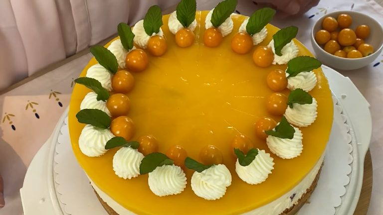 Pfirsich Maracuja Torte