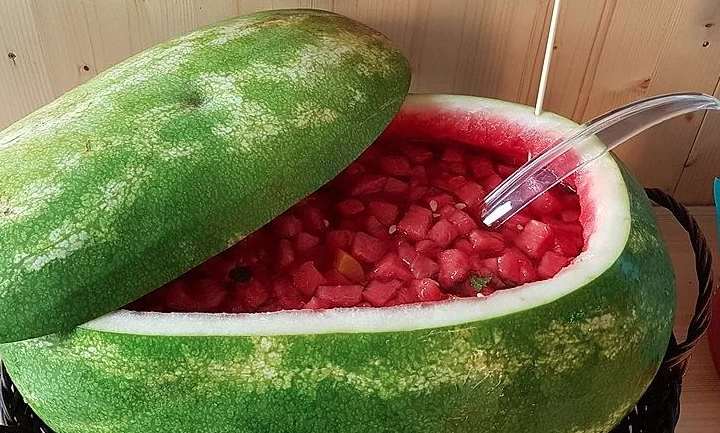 , Bowle mit Wassermelone