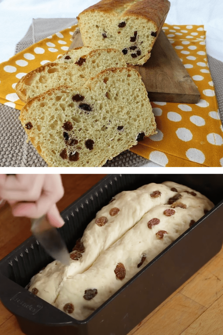 Rosinenbrot, Ofenfrischer Rosinenstuten