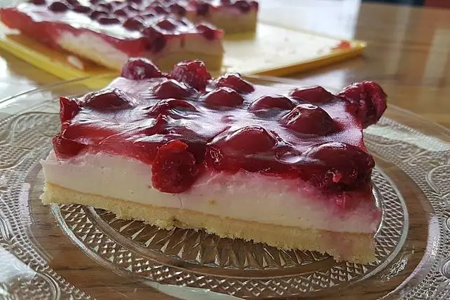 Kirsch Schmand Blechkuchen