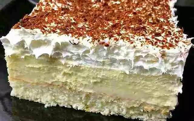 Vanillecreme Kuchen ohne Backen