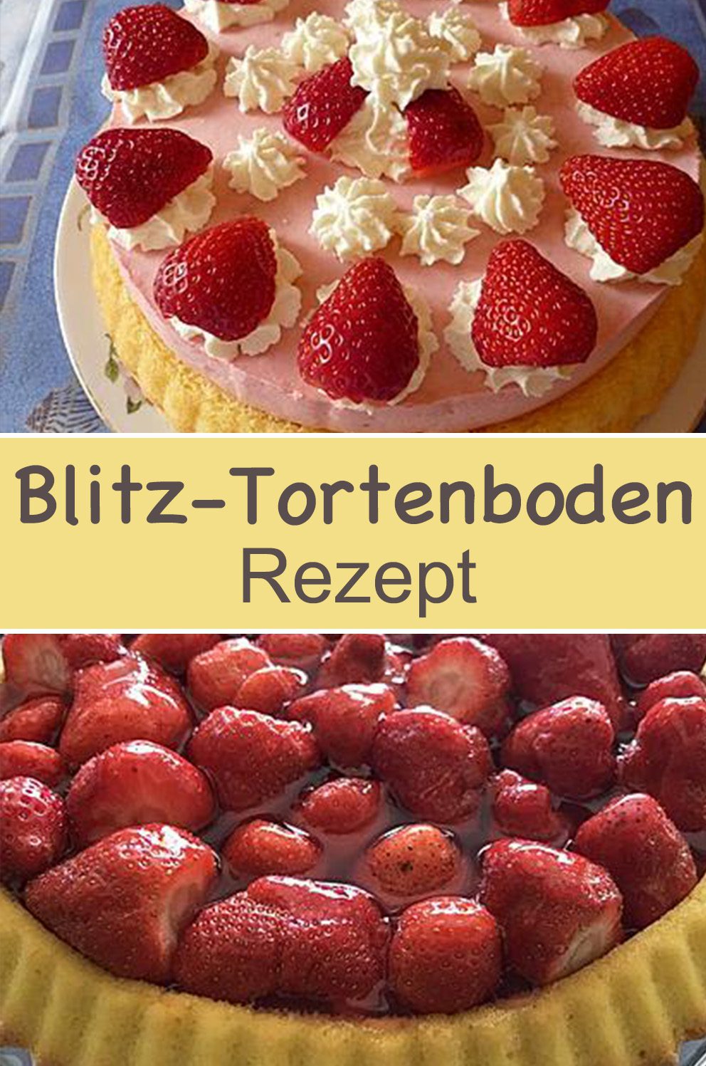 Blitz-Tortenboden - Schnelle Rezepte