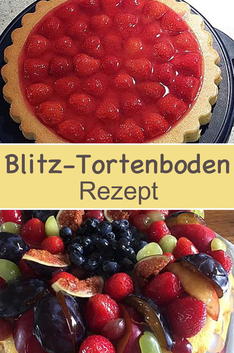 Blitz-Tortenboden - Schnelle Rezepte