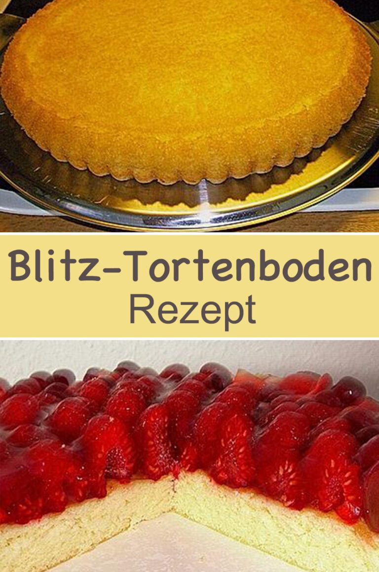 Blitz-Tortenboden - Schnelle Gerichte für jeden Tag