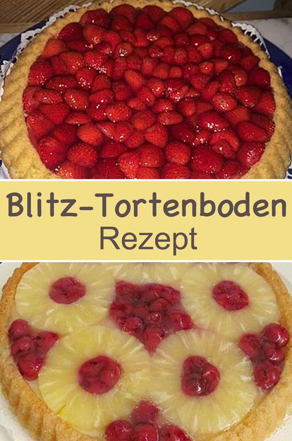 Blitz-Tortenboden - Schnelle Rezepte Blitz-Tortenboden - Schnelle Rezepte