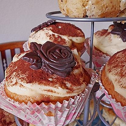 , Tiramisu – Cupcakes mit Mascarponecreme