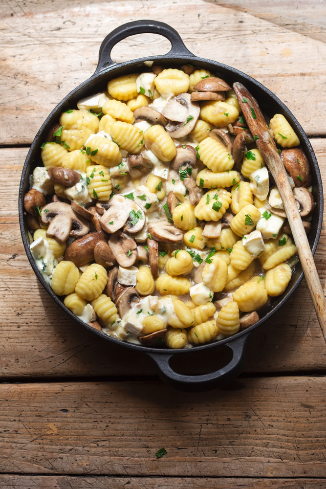 Gnocchi mit Pilz Rahm Soße