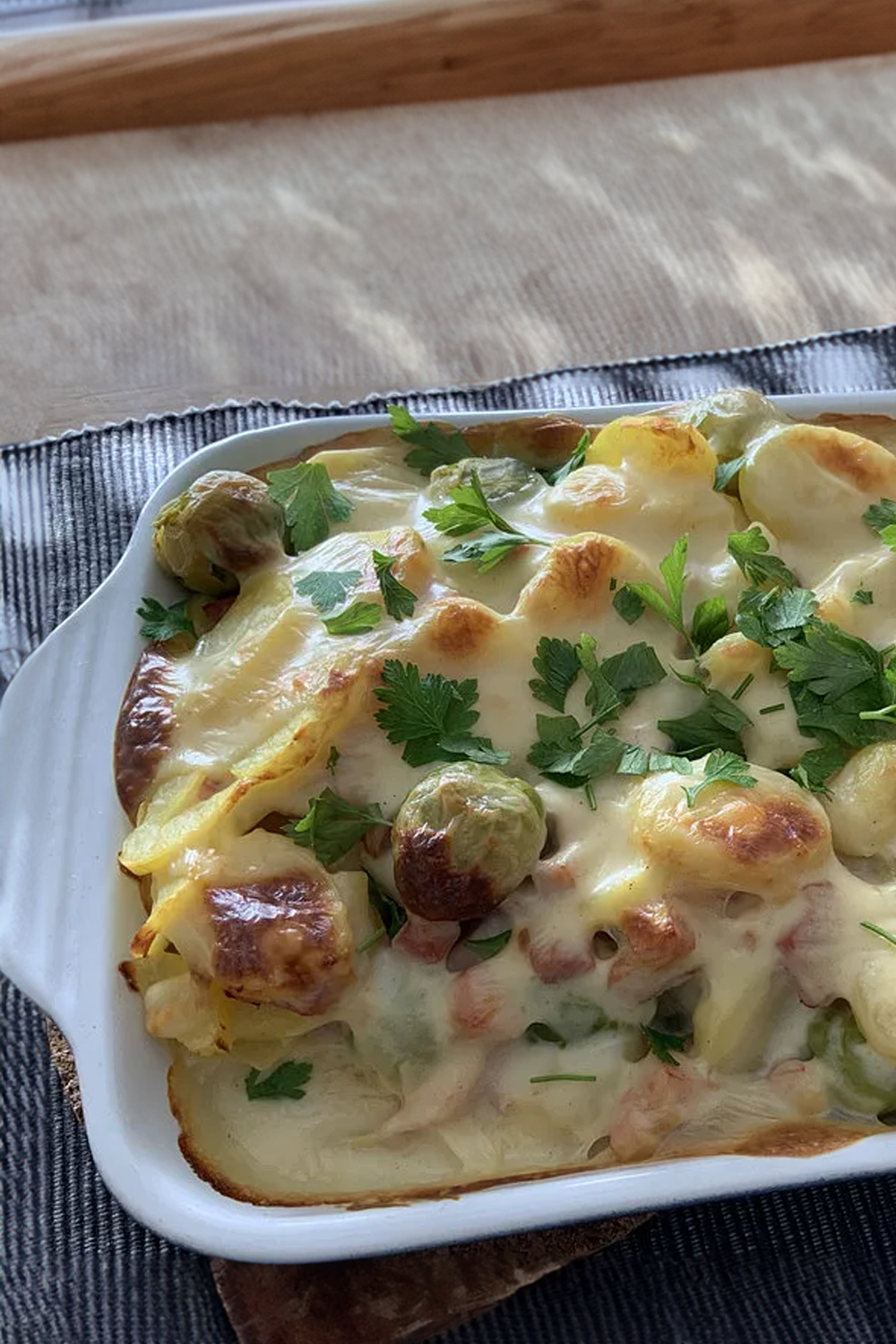 Kasseler Rosenkohl Auflauf - Schnell Rezepte Kasseler Rosenkohl Auflauf - Schnell Rezepte