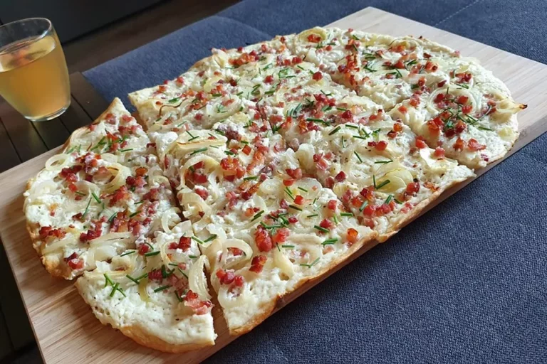 Schneller Flammkuchen