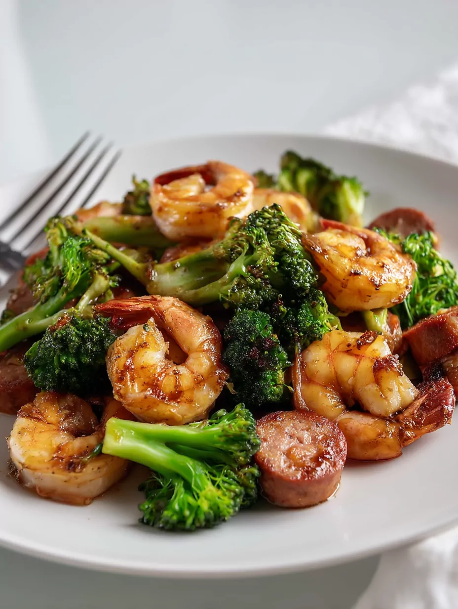 Honey Garlic Butter Shrimp and Broccoli