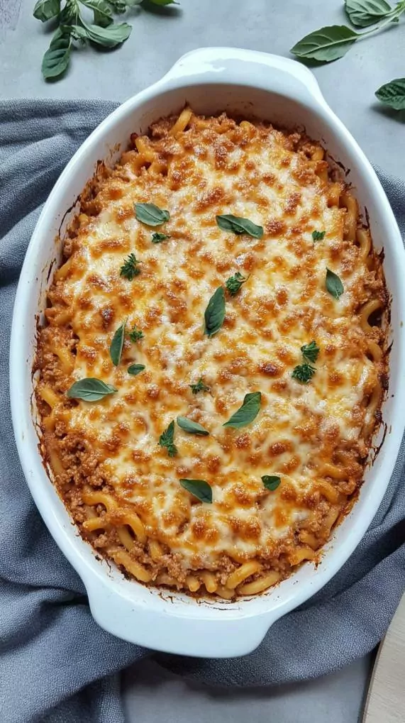 Makkaroni Auflauf mit Hackfleisch – alla Mamma