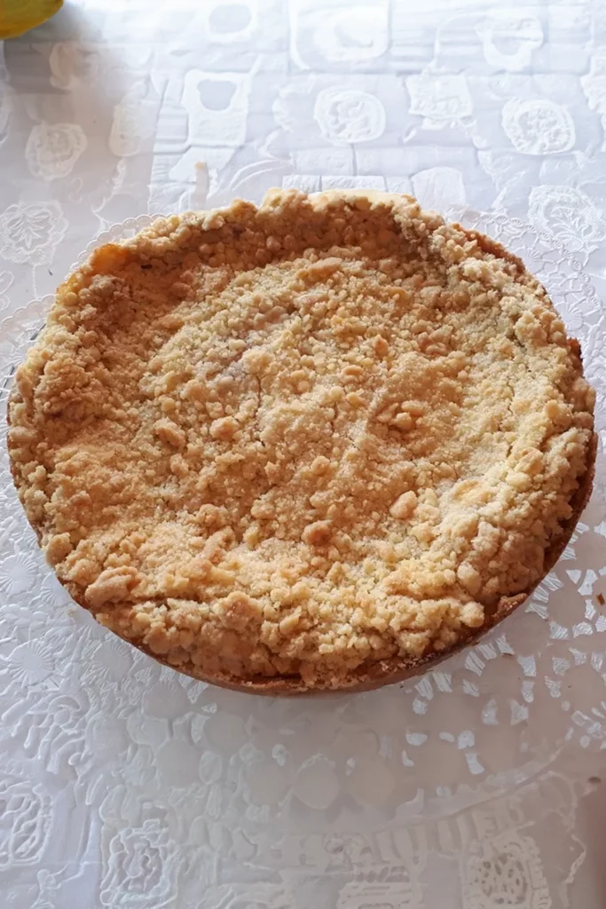 , Streuselkuchen mit Apfel-Pudding-Füllung