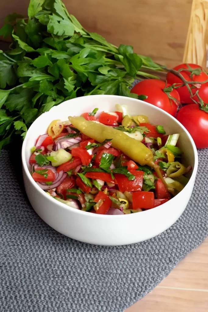 , Türkische Tomatensalat Rezept