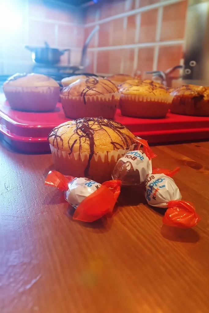 , Kinderschokolade-Muffins
