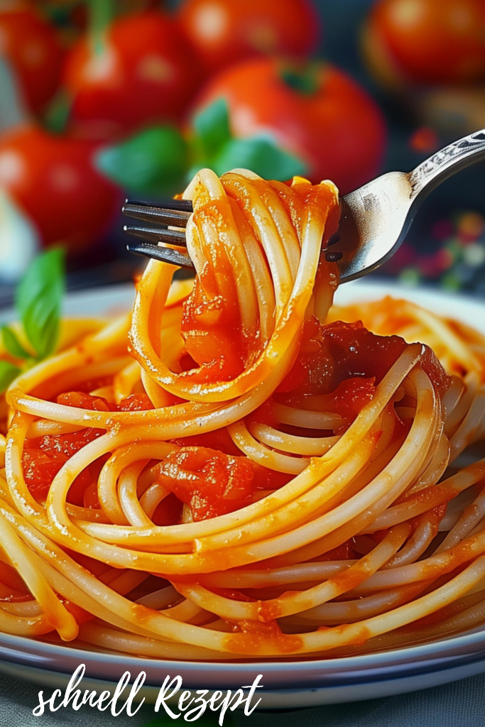 , Spaghetti mit Tomatensoße à la Miracoli
