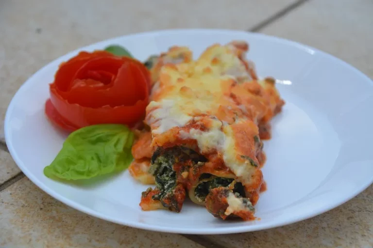 Cannelloni mit Ricotta und Spinat