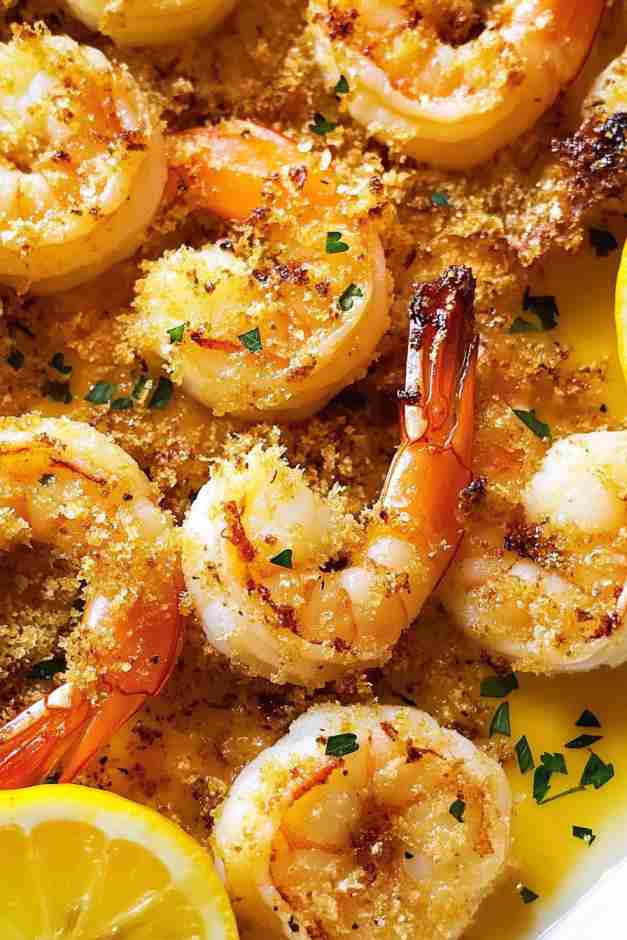 Baked Shrimp in Lemon Butter Sauce