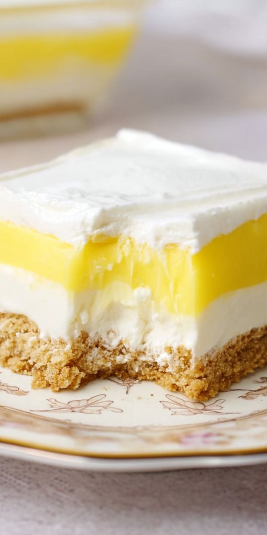 20-Minute Lemon Lush (No-Bake!)