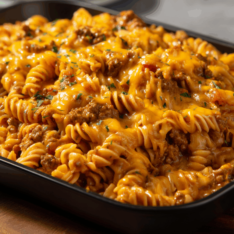 Cheesy Beef Taco Pasta