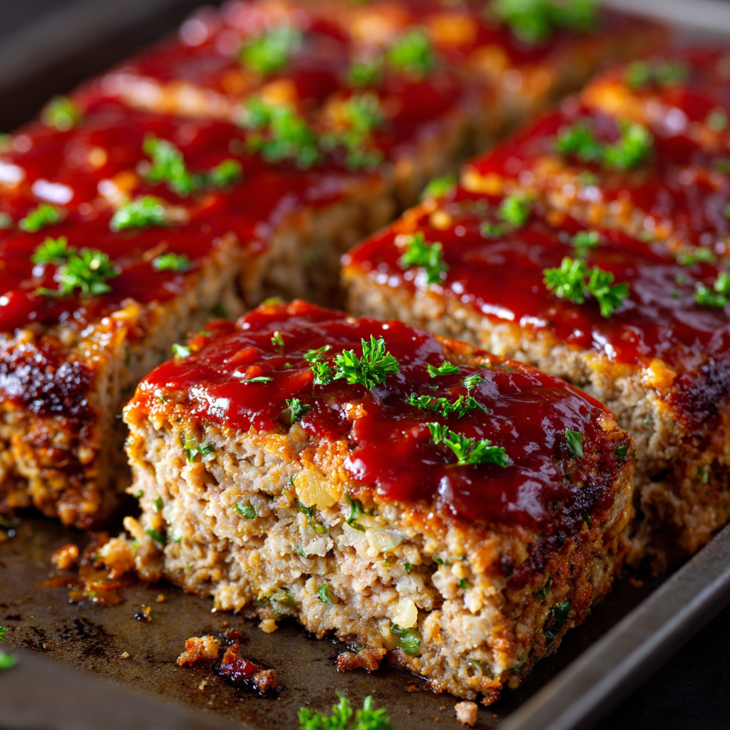 Southern Meatloaf with Ketchup Glaze
