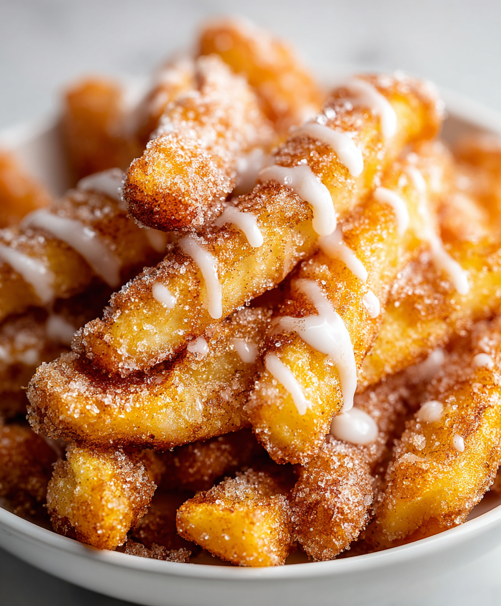 Air Fryer Cinnamon Apple Fries