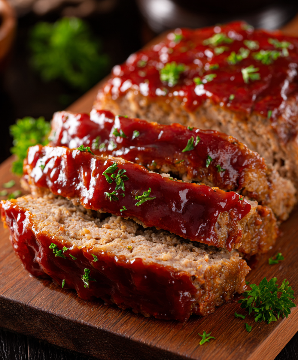 Amish Sweet Glazed Meatloaf