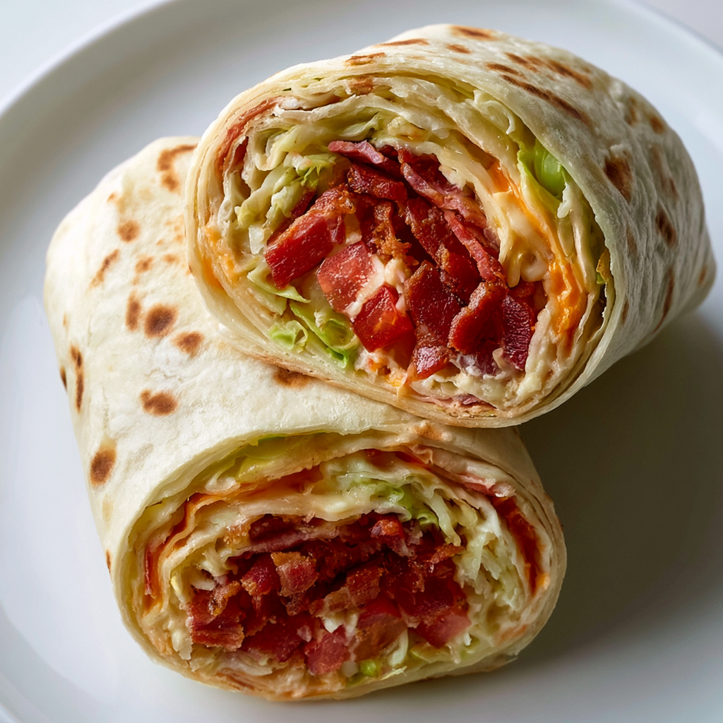 BLT Wraps with Chipotle Mayo