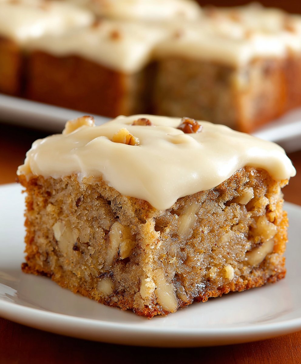 Banana Bread Blondie Bars