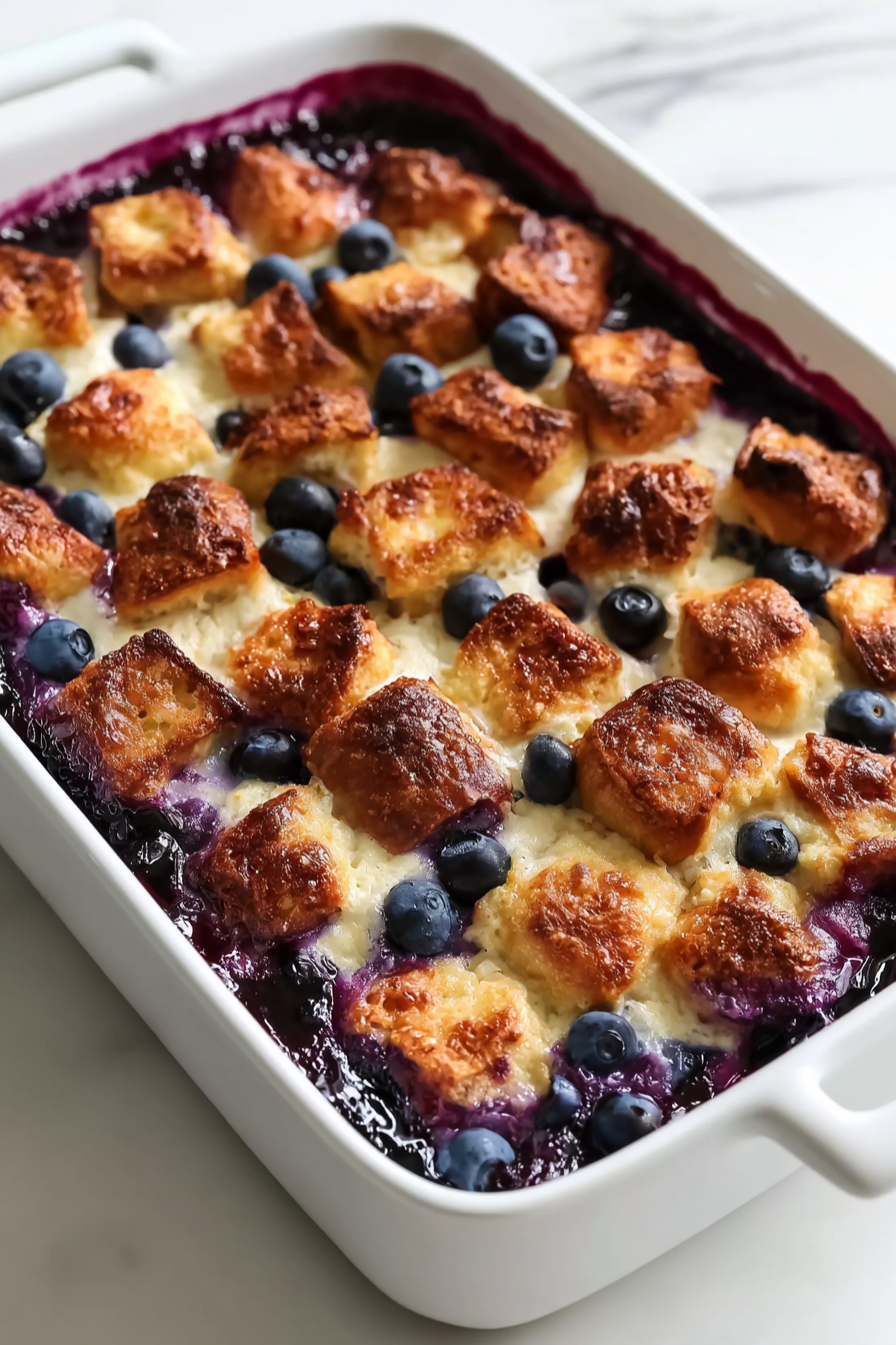 Blueberry French Toast Casserole