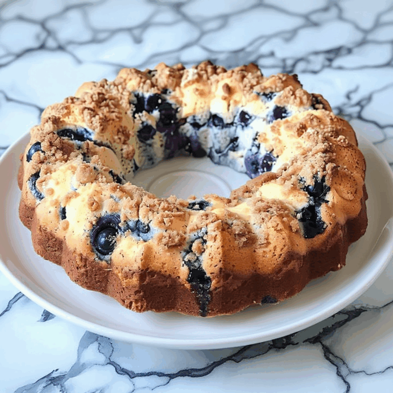 Blueberry Sour Cream Coffee Cake