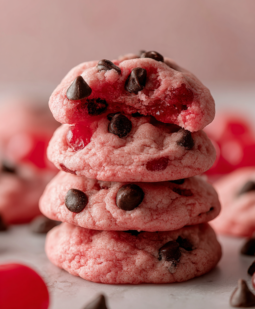 Chewy Cherry Chocolate Chip Cookies