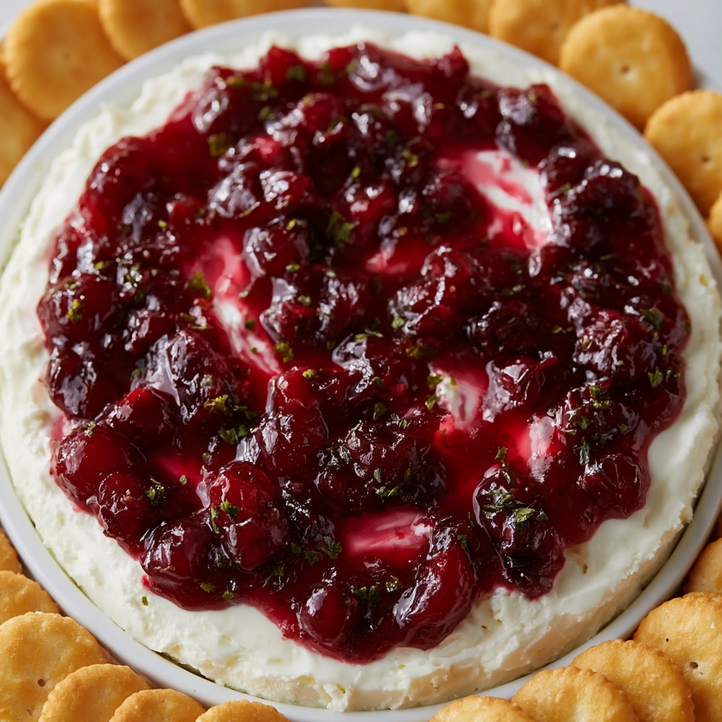 Christmas Cranberry Jalapeno Dip