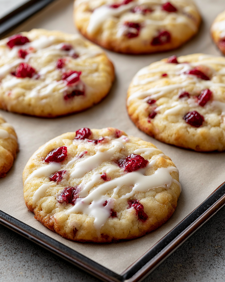 Christmas Cranberry Orange Cookies
