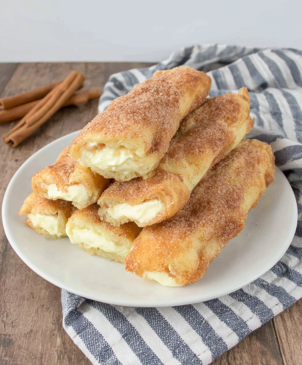 Cinnamon Sugar Cream Cheese Sticks