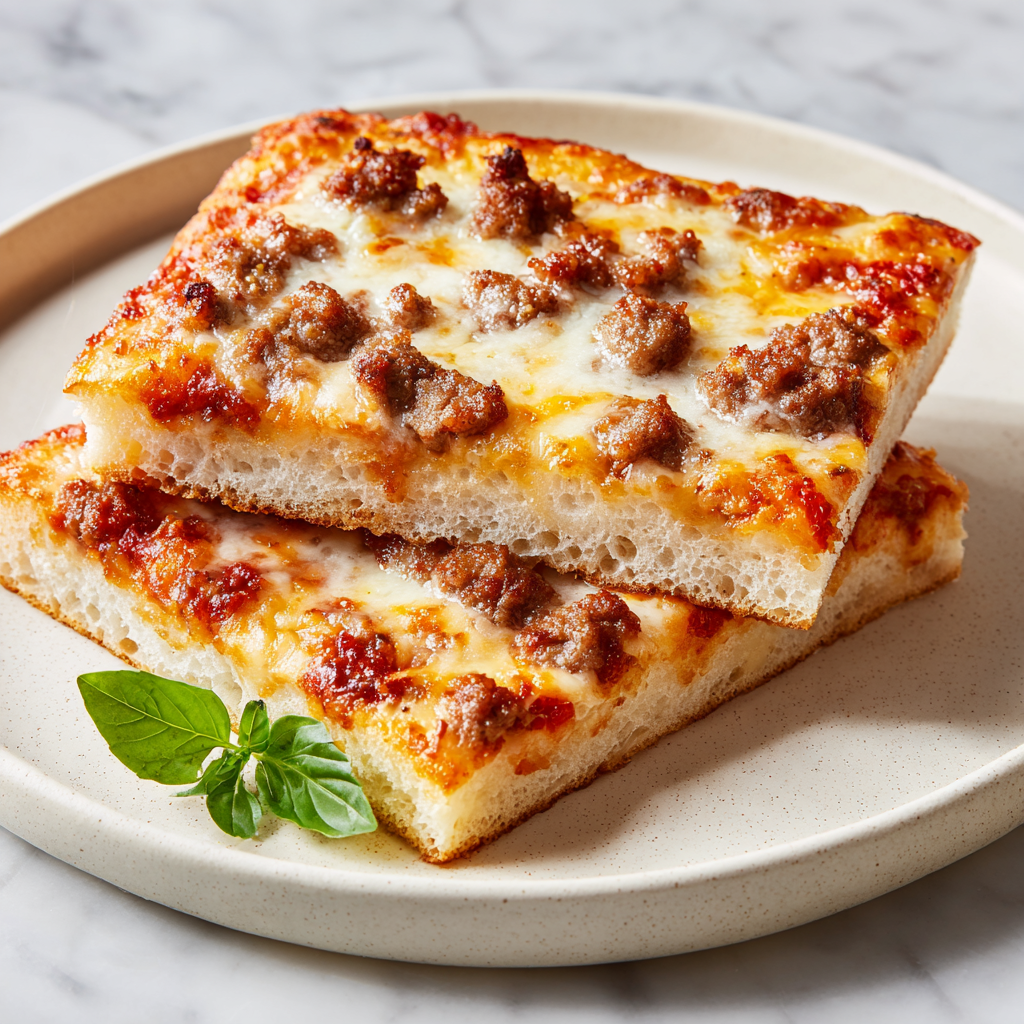 Classic School Cafeteria Pizza