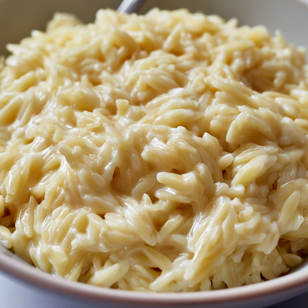 Creamy Cottage Cheese Orzo