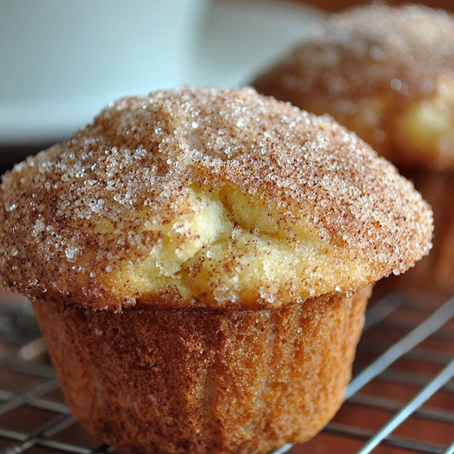French Breakfast Cinnamon Sugar Muffins