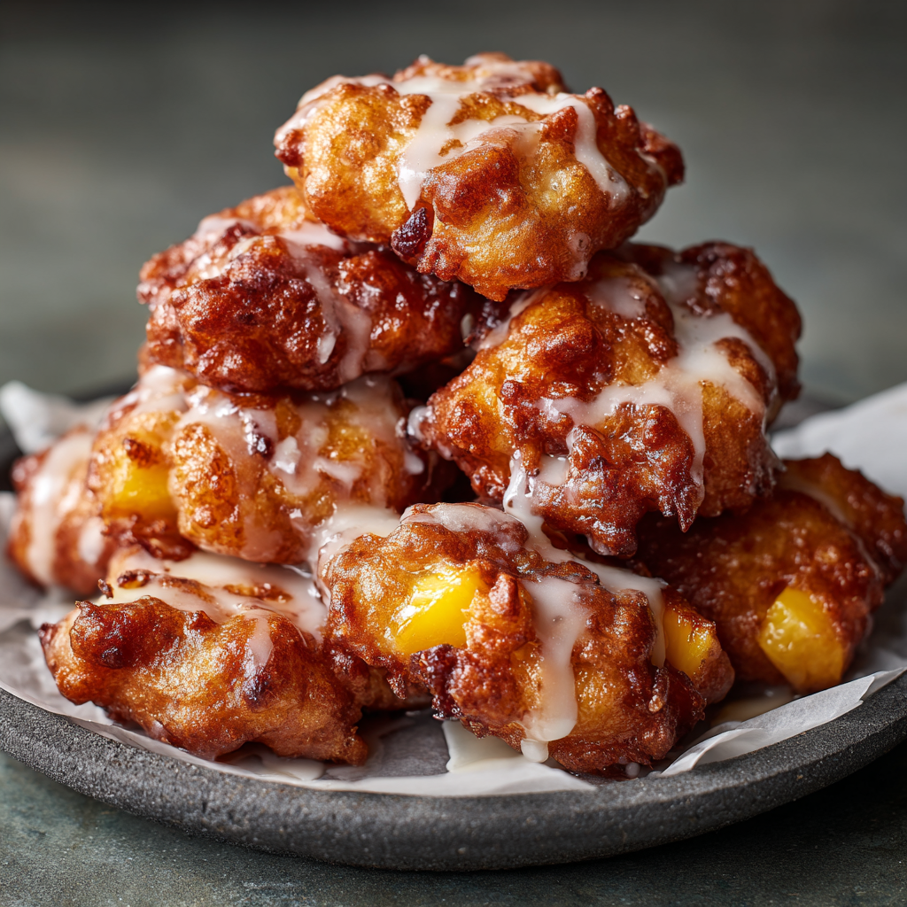 Fresh Peach Fritters (30 Minutes, Crisp & Juicy)