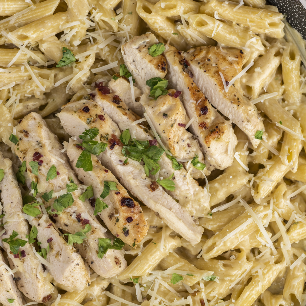 Garlic Parmesan Cream Chicken Pasta