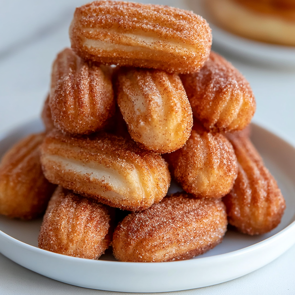 Golden Baked Churro Bites