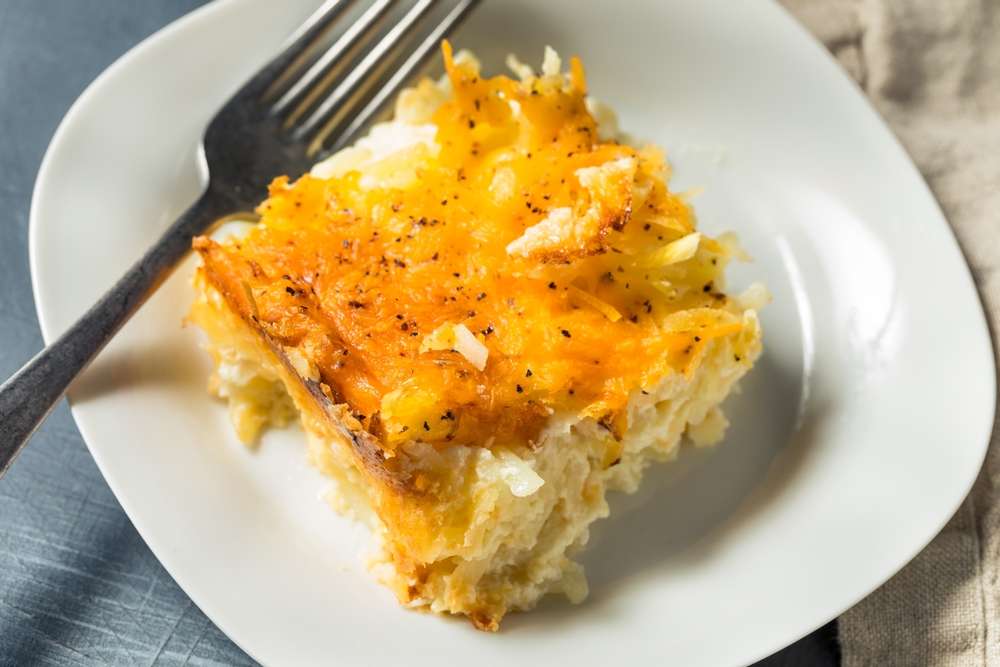 Cheesy Hashbrown Potato Casserole