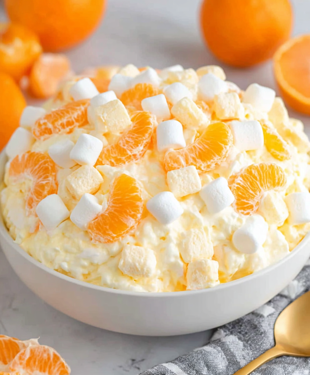 Mandarin Orange Creamsicle Fluff Salad