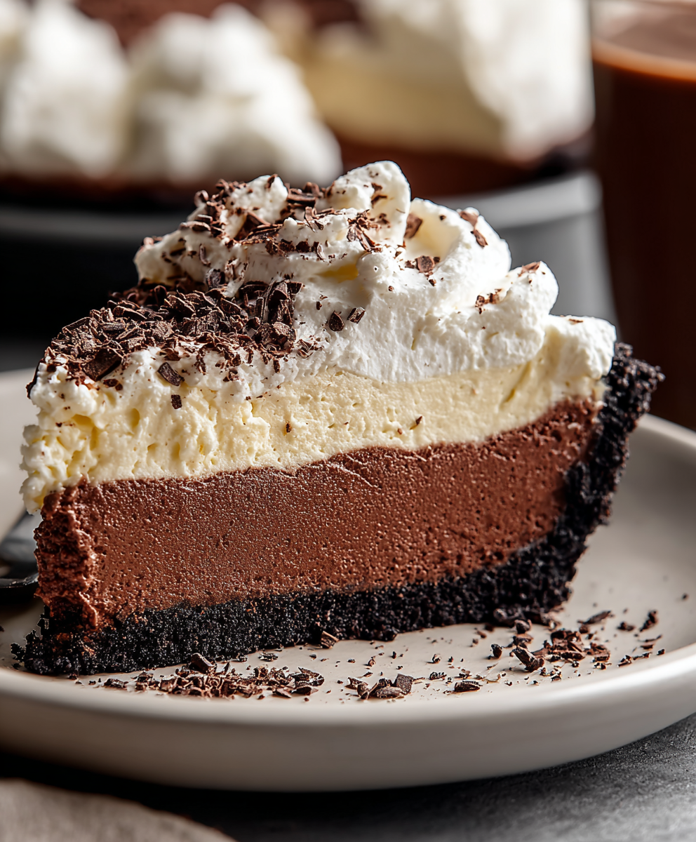 Mississippi Mud Chocolate Layer Pie