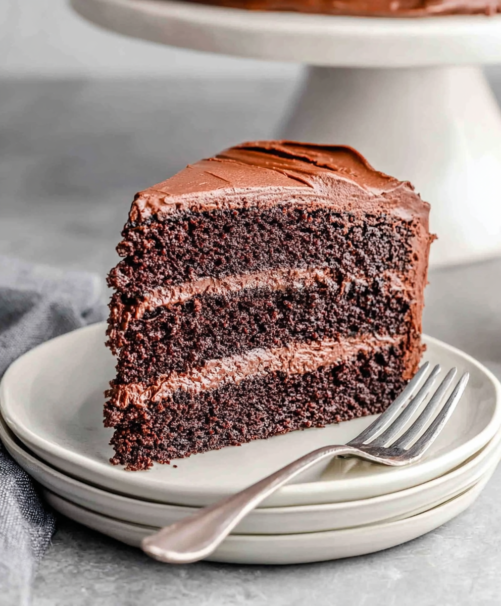 Moist Chocolate Layer Cake