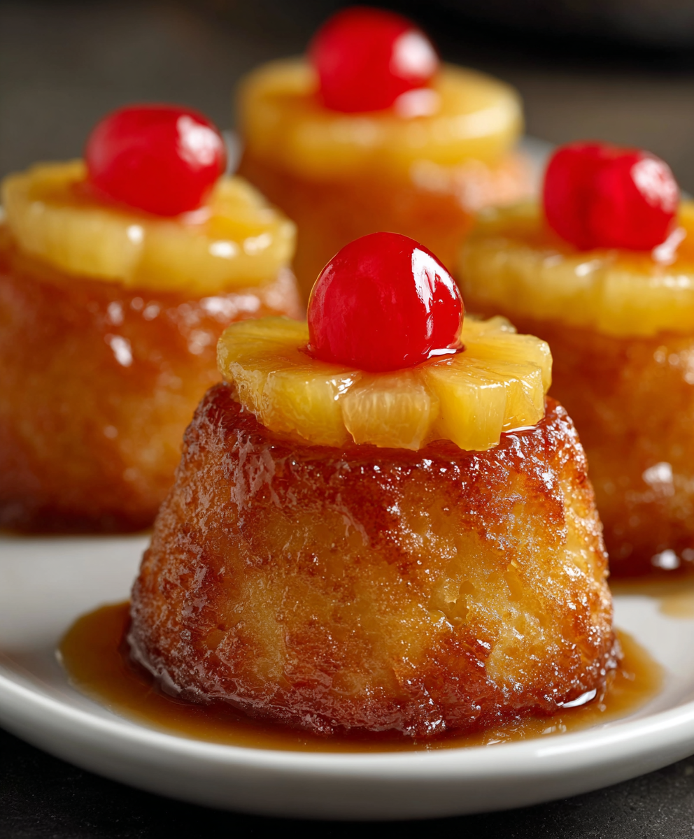 Pineapple Cherry Upside Down Cookies
